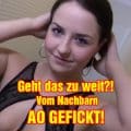 (EmmaSecret) Dreister Nachbar fickt mich AO ab!