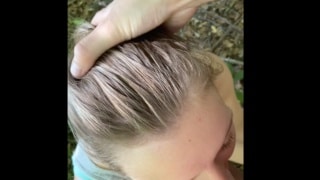 Harter Outdoor Blowjob mit DirtyTeenCouple! + Facial