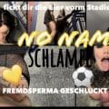 SteffiBlond - no name SCHLAMPE | fickt dir vorm Stadion die Eier leer | FREMDSPERMA GESCHLUCKT