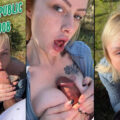 Haileyhope @ Zu dreist? Public Blowjob im Park