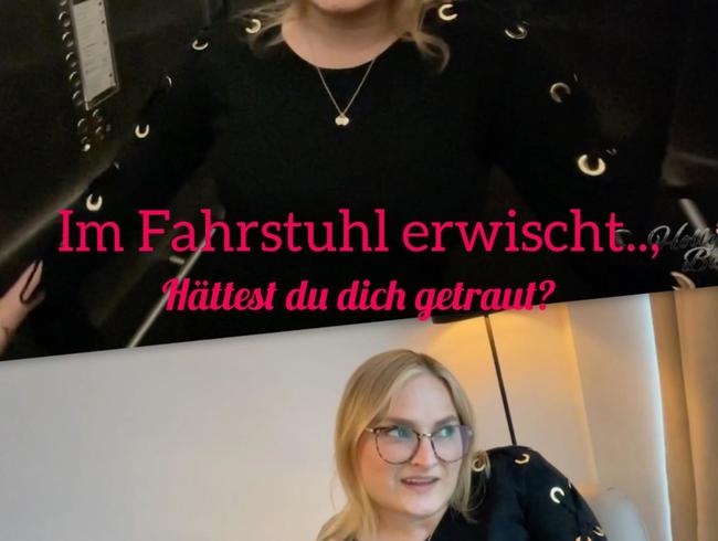 Im Fahrstuhl... was würdest du mit mir machen? (Holly Banks)