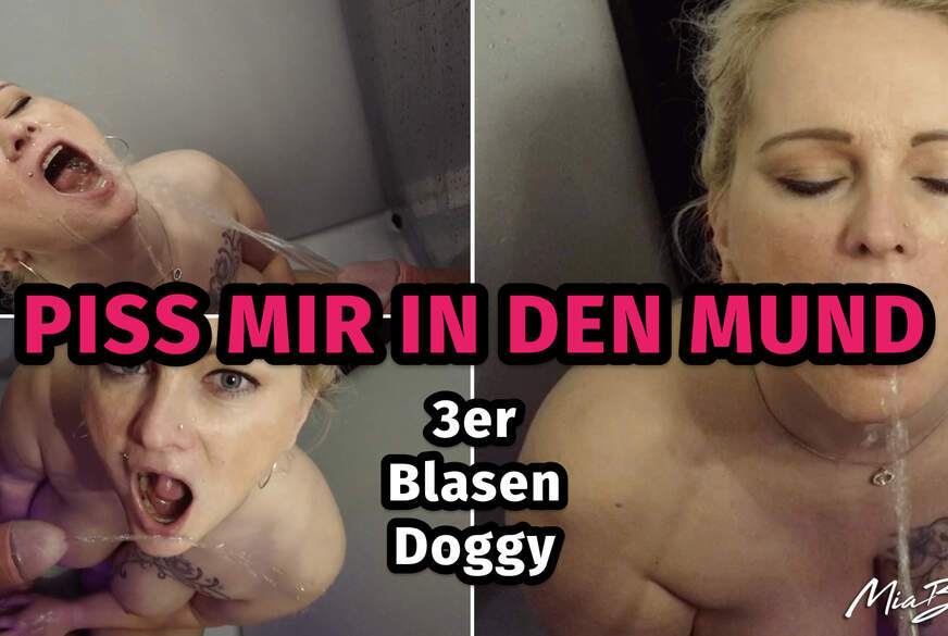 MIA-BITCH: Piss mein Schluckmaul voll!