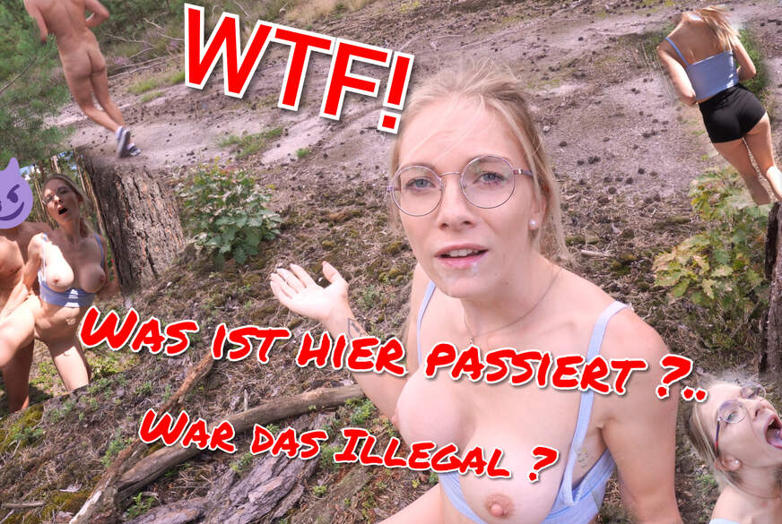 Vivi Vallentine @ Beim Laufen im Wald eine geile Action gestartet! Ging das zu weit?