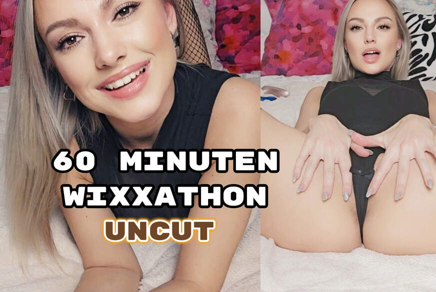 Wixxmarathon mit VICKY FOX! Ich stopfe mir alles in die Pussy, dass ich finde