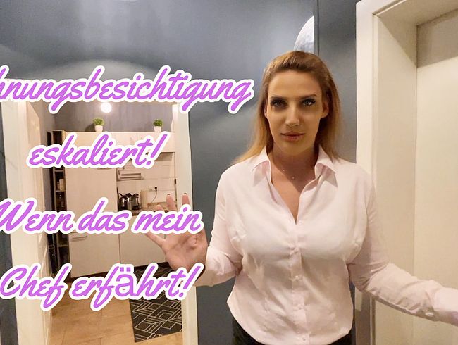 Hoffentlich erfährt mein Chef nicht, was ich bei der Besichtigung getan habe @ Julia-Winter