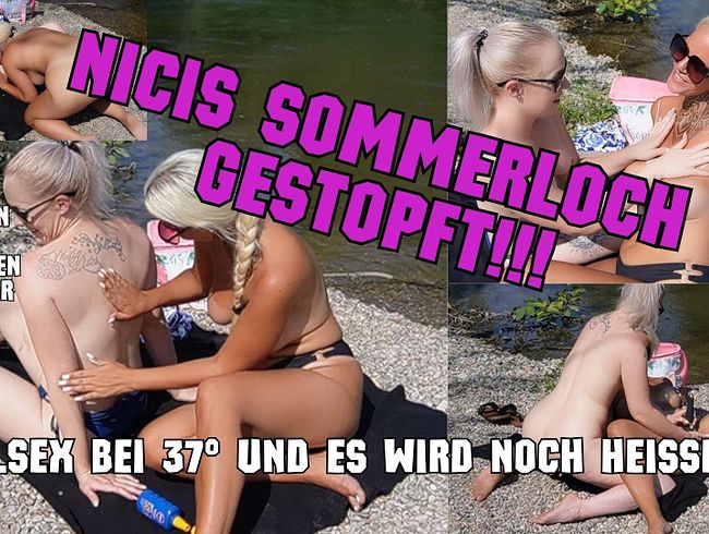 Heißer Lesbenfick bei 37 Grad mit Lea-Kirsch