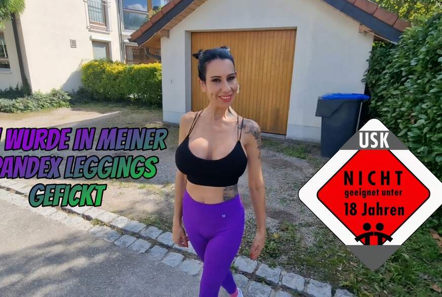 Heißer Fick mit CANDY SUCK in Spandex Leggings