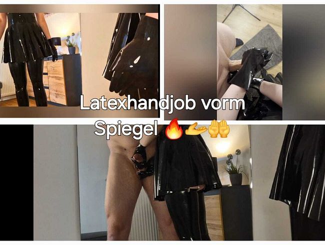 Latexbitch gibt geilen Handjob (SweetSoul24)