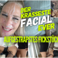 [Lara-CumKitten] Krasser Facial für das aufgestrapste Fickstck