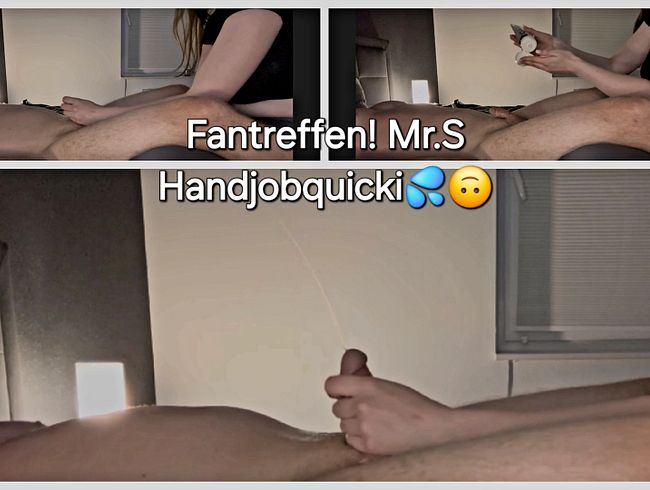 SweetSoul24 - Handjob für Fan! Er ist ein Schnellspitzer!