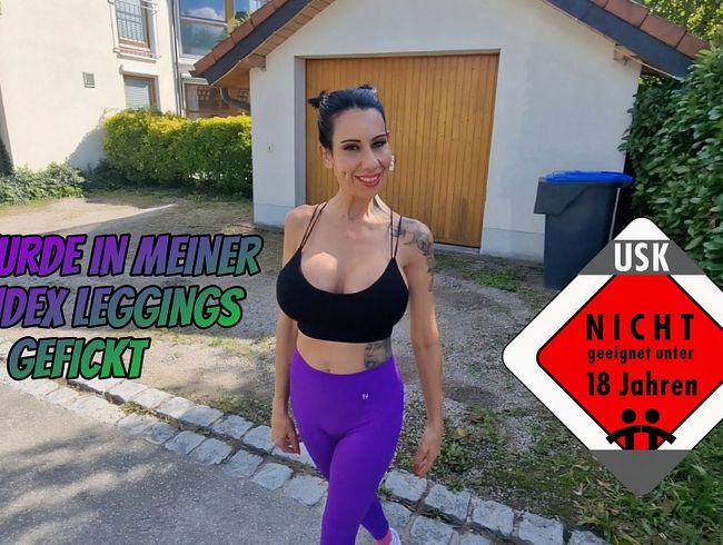 Candy Suck - Versautes Luder in Spandex Leggings wird gefickt