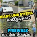 (Lara-Cum-Kitten) Spaziergang mit vollgepisster Jeans