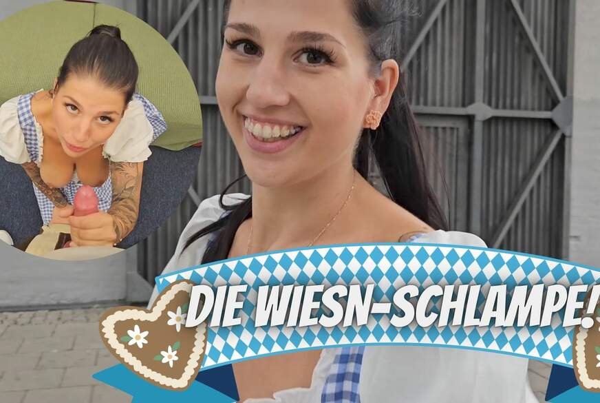 Wilder Fick im Taxi mit der Wiesn-Schlampe Kira-Kane