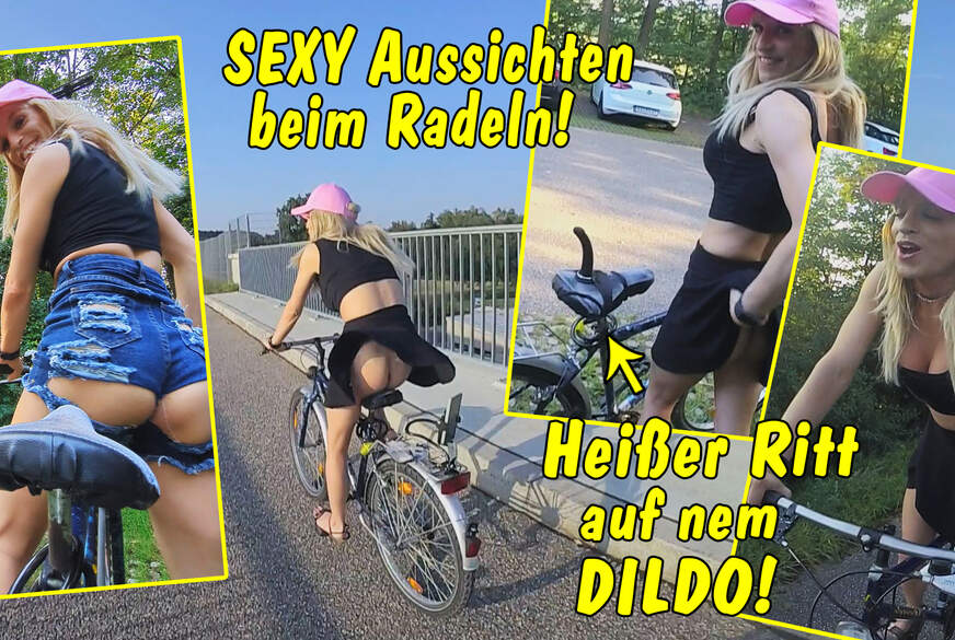 TV-Helena-Kimberly nimmt einen Dildo mit zur Fahrradtour