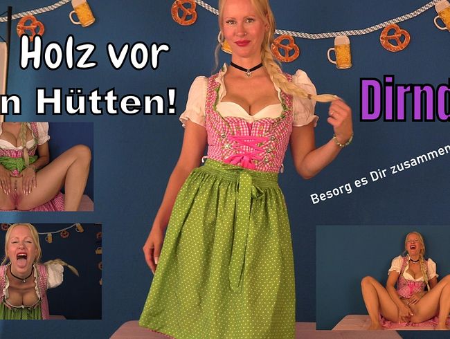 Dirndl Luder BLONDEHEXE will mit dir wixxen