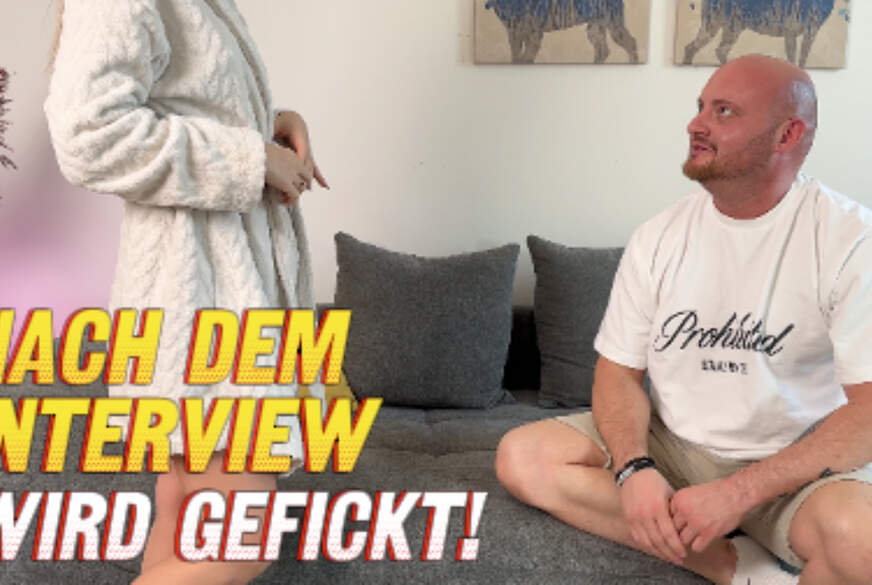 MickyMuffin lässt sich erst interviewen & dann ficken